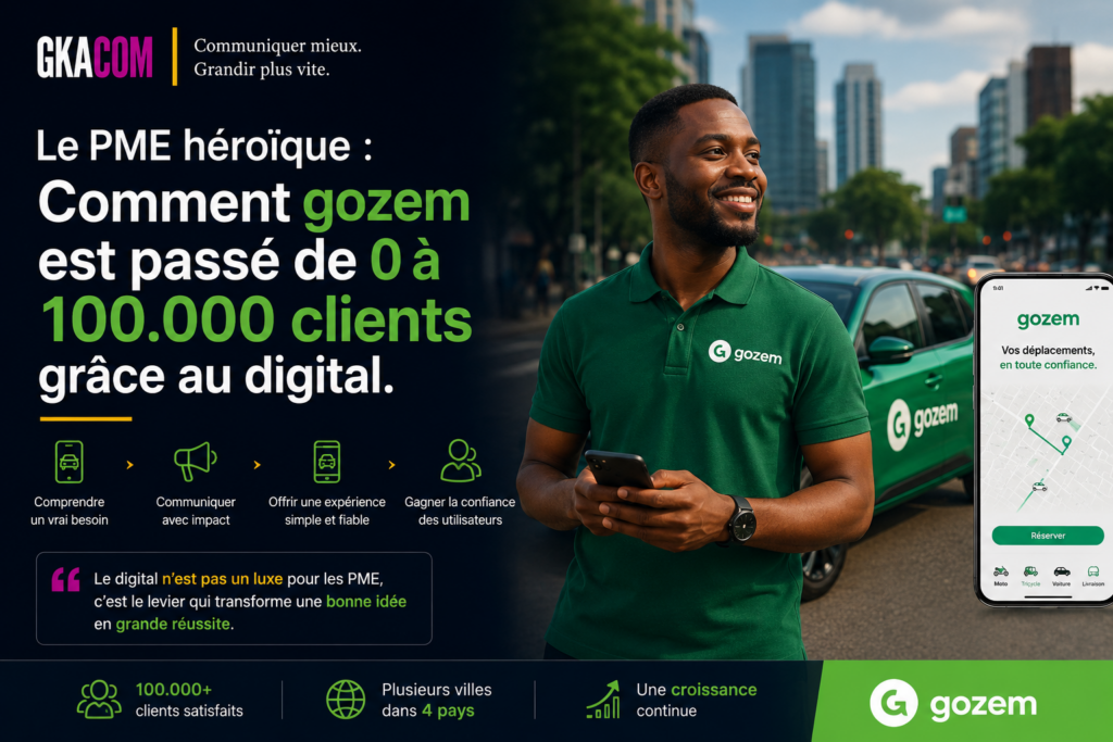 La PME héroïque : Comment Gozem est passé de 0 à 100 000 clients grâce au digital